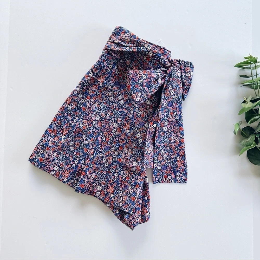 NEW J.Crew Women’s Tie Waist Short in Liberty Tana Lawn Print - Picture 3 of 10